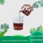 Organic Nitrogen 8% Amino Acid Biostimulants Fertilizer 2-Year Shelf Life Golden