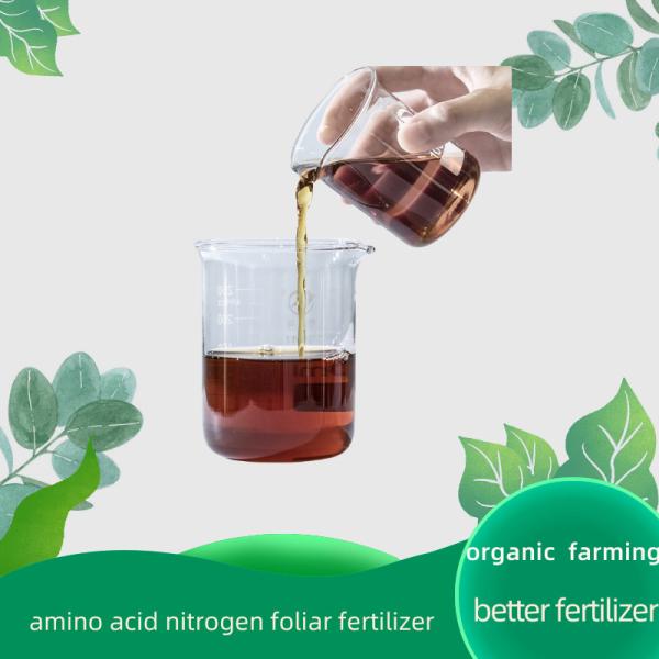 Buy cheap Organic Nitrogen 8% Amino Acid Biostimulants Fertilizer 2-Year Shelf Life Golden Liquid Material from wholesalers