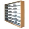 Buy cheap Wooden Frame 2.0mm Library Steel Rack 950mm Width Metal Storage Rack from wholesalers