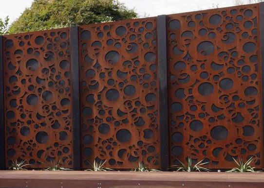 Buy cheap Rusty Finish Large Outdoor Metal Wall Sculpture OEM / ODM Acceptable from wholesalers