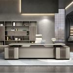 Luxury Wooden Ceo Tables Boss Manager Office Table Modern Executive Desks