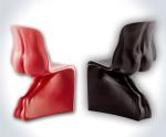 Fiberglass Fabio Novembre Chair , Human Shaped Casamania Her Chair For Showroom