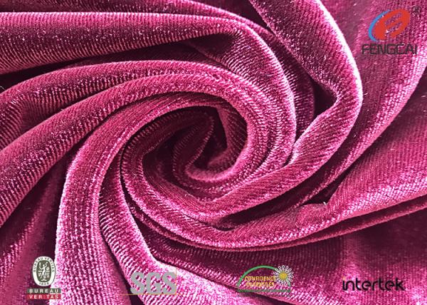 Buy cheap Microfiber Polyester Spandex Velvet Fabric Brushed Anti-plling Velour Fabric For Dress from wholesalers