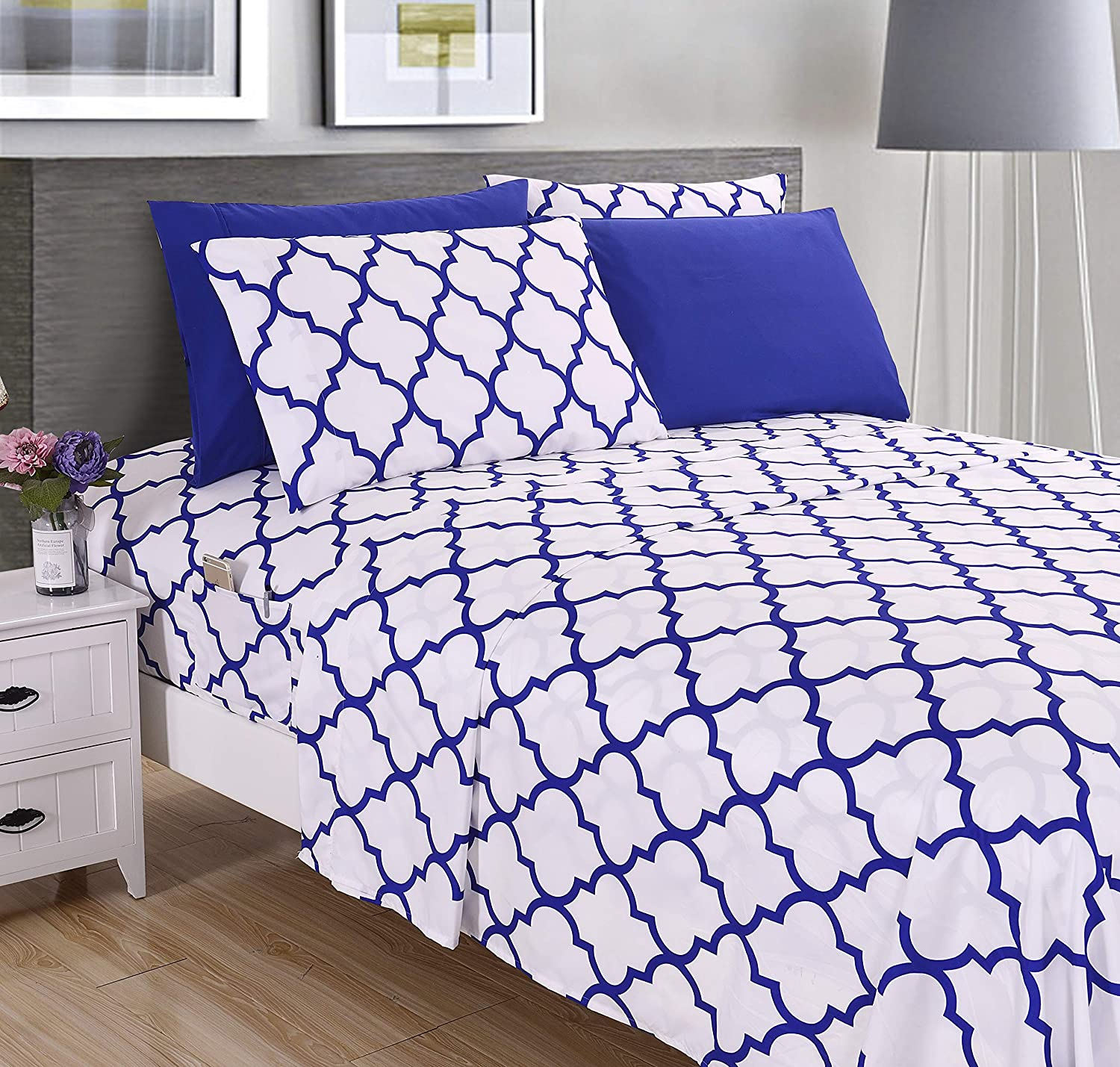 Thanksgiving Sale 300 Thread Count Egyptian Bed Sheet Set for a Cozy Night's Sleep