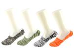 Unisex Adults Non Slip Invisible Socks Yellow No Show Liner Socks With