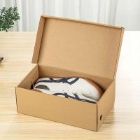 Buy cheap Mailing 1800gsm CCNB Shoe Packaging Box Brown Corrugated Paper product