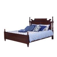 Buy cheap Rubber Wood made bedroom furniture in Special design Modern Headboard with wood product