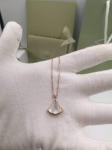 the fan necklace 18kt gold with yellow gold or white gold or pink gold