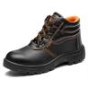 Buy cheap European Standard Genuine Leather Waterproof Men Work Safety Shoes Boots With Steel Toe Cap And Steel Plate from wholesalers