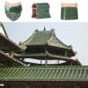 Buy cheap Chinese Glazed Ceramic Roof Tile 180*180mm Vibrant Green Glaze Weatherproof For Pagoda Roofs from wholesalers
