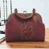 Buy cheap Embroidery Daisy Purses & handbag,Cosmetic bag,Clutch bag,Metal frame purse from wholesalers