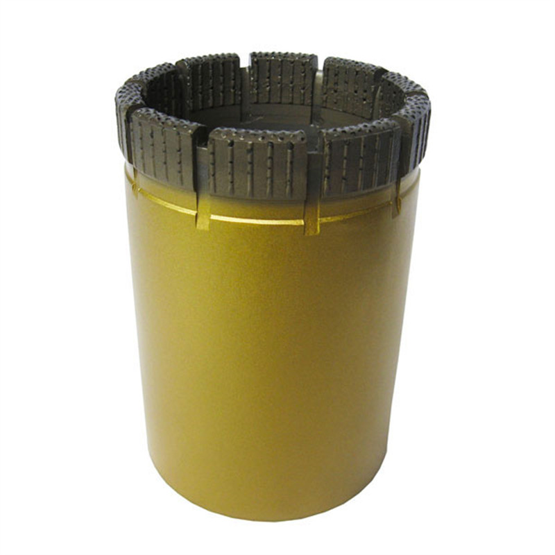 Mining Drilling Impregnated Diamond Core Bits T2-76 T6-101 For Conventional Barrels