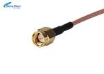 Antenna RF Coaxial Cable Assembly 50ohm SMA Female Male RG316 6" Length