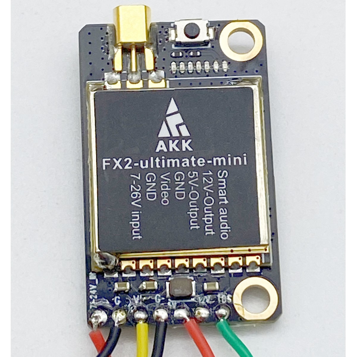 AKK 1.2W FX2 Ultimate Mini 5.8GHz 40CH 25mW/200mW/600mW/1200mW Switchable Smart Audio FPV VTX