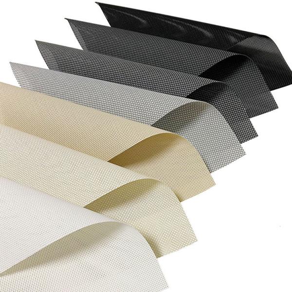 Buy cheap Garden Roof Blinding Fiberglass Pvc Sunscreen Roller Fabric Waterproof from wholesalers