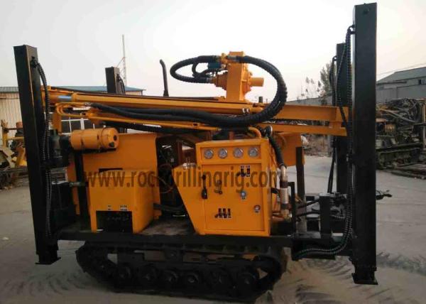 Buy cheap 300m Crawler Mounted Hydraulic Water Well Drilling Machine 105 - 350mm Hole Diameter from wholesalers