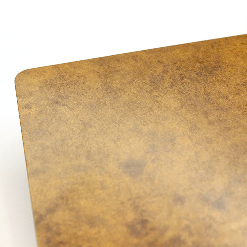 0.03mm Decorative Stainless Steel Sheet Antique Bronze Color Copper Brass Coated Clad