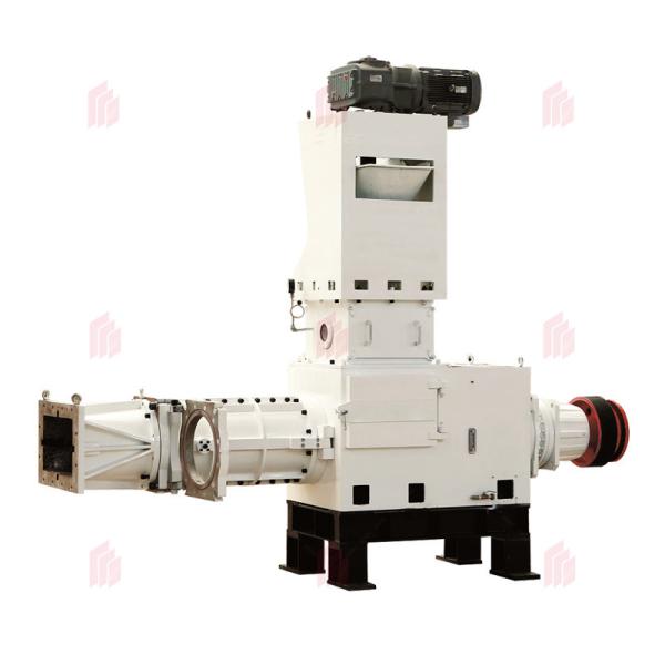 Buy cheap Semi Stiff Extrusion Brick Shaping Machine Vertical Screw Vacuum Brick Extruder Machine 7t/M from wholesalers