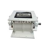 Square 30rpm Rotary Airlock Dust Collector 16Mn Steel Materials Discharge