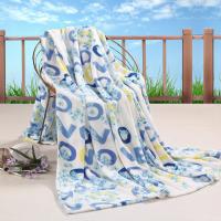 Buy cheap All Season Printed Coral Custom Fleece Blankets , 100% Polyester Blanket for product