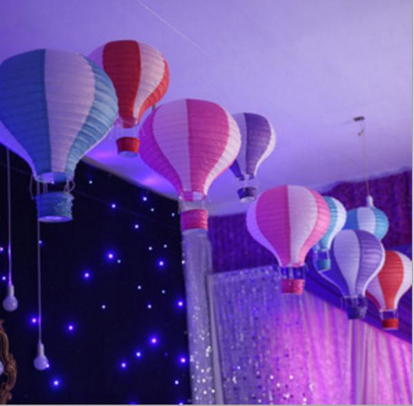 Buy cheap Hot Air Balltoon Paper Lanterns, Shopping Arcade Celebrations, Birthday Parties, Kindergarten Hanging Ornaments from wholesalers