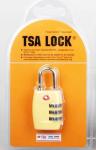 Cable zinc alloy TSA travel lock& Fashion Design blue Tsa Luggage Lock& 63g Tsa