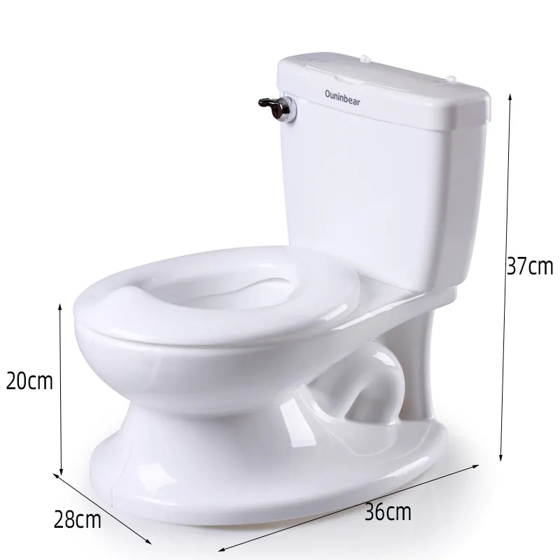 Eco Friendly Blue Pink White Print Kids Potty Toilet Trainer with Customized Packing and Logo
