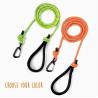 Buy cheap Weather Resistant Reflective Rope Dog Leash Lightweight Climbers Carabiner Clip from wholesalers