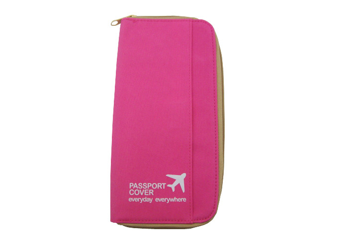 Economic Practical Travel Accessory Bag For Trip Pink Passport Cover