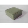 Buy cheap SGS Cardboard Jewelry Gift Boxes Packaging Samll Gold Printing 8X8X3cm from wholesalers