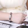 Buy cheap SJ Fascinating Jewelry Silver Plating Handcrafted Glaze Bead Charm with Key Petal Butterfly Chain Women Bead Bracelet from wholesalers