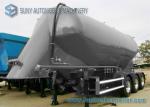 3 Axle Conoid Dry Bulk Tanker Trailer 32 Cubic Meter High Performance