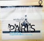 Pouch Slider plastic Zipper Folder PVC Clear cosmetic bag pencil pen packaging