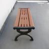 Buy cheap Sandblasted Powder Coated Outdoor Wooden Bench For Farmhouse Courtyard from wholesalers