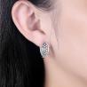 Buy cheap 1.9x1cm 4.6 Gram Real Diamond Earrings Hanukkah 925 Sterling Silver Earrings from wholesalers