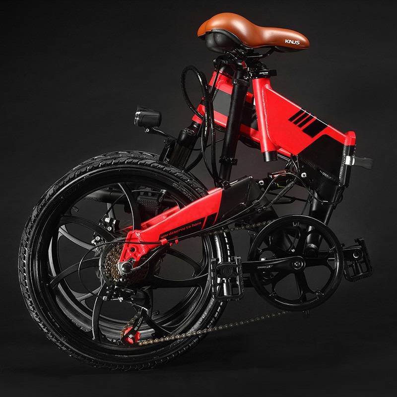 Full Suspension Electric Bicycles Built In Lithium Battery Rich Bit Top-730 48v 9.6Ah 35kmh
