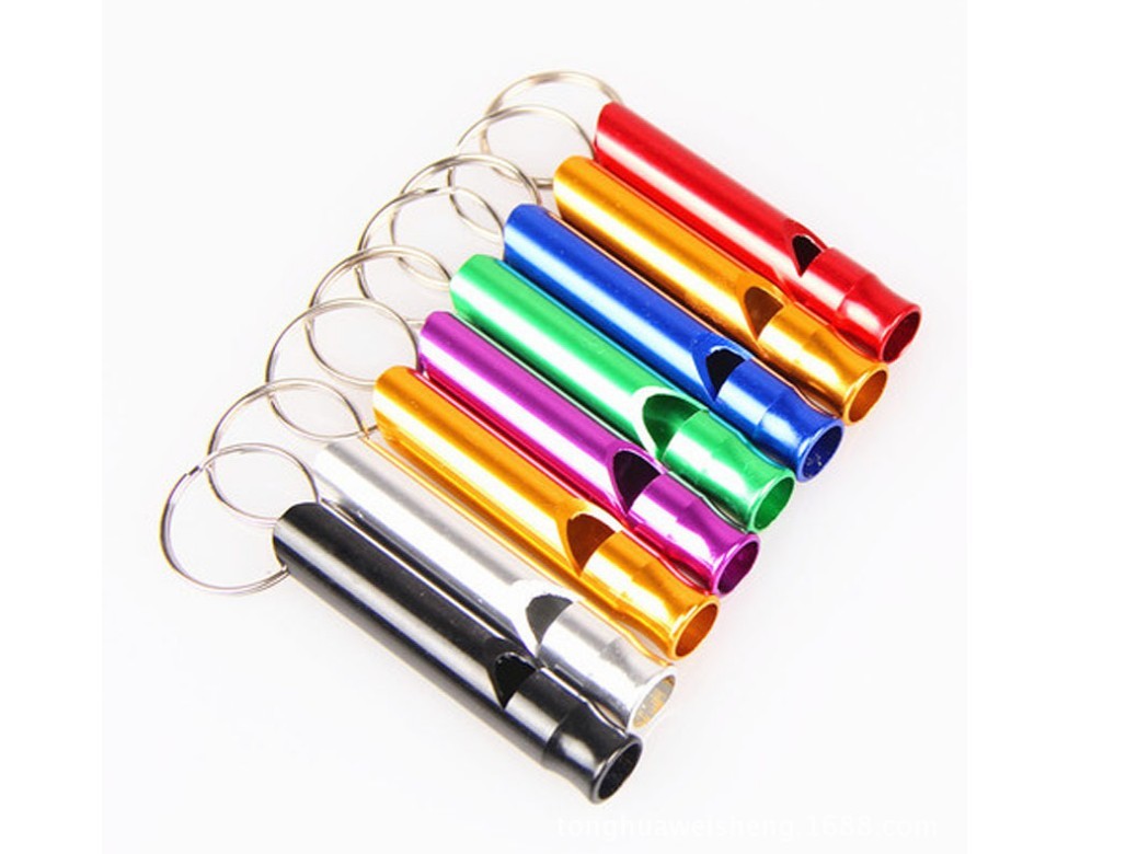 Metal Color Random Dog Training Products , Pocket Dog Training Whistle