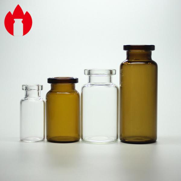 Buy cheap Glass Vial 2ml-30ml Clrear Or Amber Pharmaceutical Injection Glass Vial from wholesalers