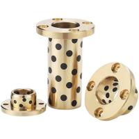 Buy cheap Round flange graphite copper graphite bushing bearing self lubricating wear product
