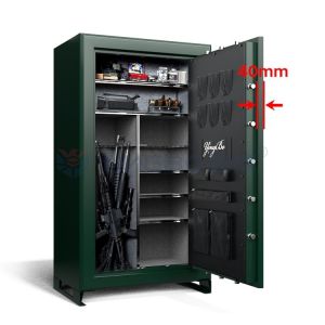 Buy cheap 1400 Degree UL Lock Gun Safes Box With 75Mins Fireproof Rating Safe Gun Cabinets from wholesalers