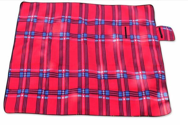 Buy cheap Red Outdoor Camping Mat Waterproof Picnic Blanket Polyester Sponge Material from wholesalers