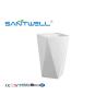 Buy cheap Luxury Beautiful Appearance Stand Alone Wash Basin / White Pedestal Sink Self Cleaning from wholesalers