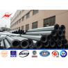 Buy cheap 69KV 110 KV 115KV 132KV Octagonal Steel Transmission Pole With FIberglass Protection from wholesalers