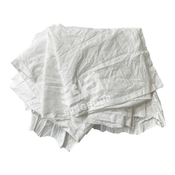 Quality High cotton Recycled Regular size white cotton 10kg Bag Cut Sheeting RAGS Painters Rags Wiper COTTON PAINT RAGS for sale