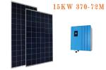 15KW 370W AC220V Solar Photovoltaic Power Plant
