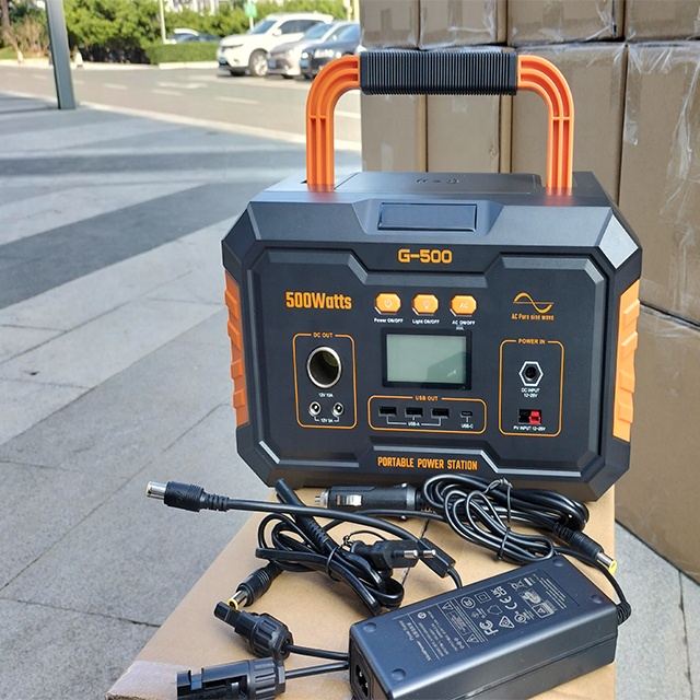 MPPT Controller 500w Portable Solar Power Station For Home And Emergency Situations