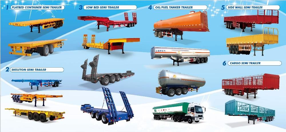 V Type Tank Semi Trailer 50 - 55 M3 , Dry Bulk Cement Trailers Heavy Duty