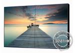 Narrow Seamless Bezel Wall Mount LCD Display 46'' 49'' 55'' 4K For Control Room