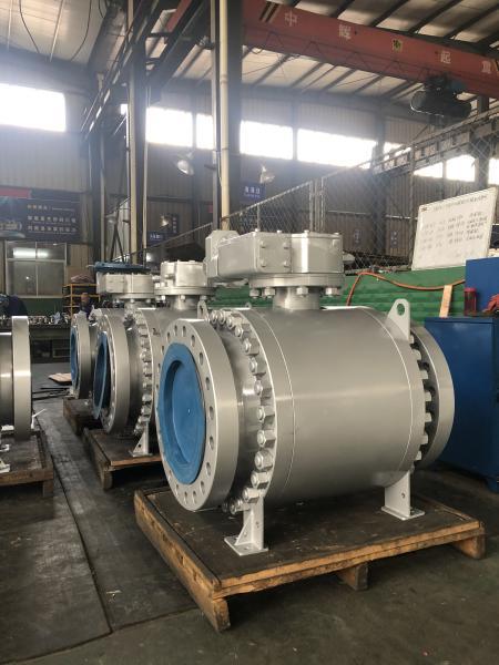 Buy cheap Double Block Soft Seat Trunnion Ball Valve for 16 Inch Pipes and High Standards from wholesalers