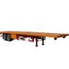 Buy cheap Orange 12R22.5 40 Foot Flat Deck Trailer KEMI Two Axle Flatbed from wholesalers